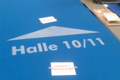 Teppichbeschriftung